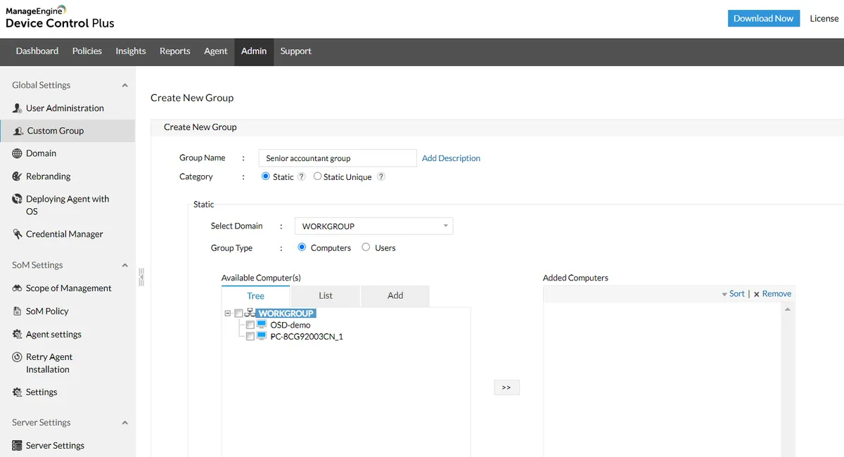 Notre avis sur ManageEngine Device Control Plus : un logiciel de prévention des pertes de données (DLP) à découvrir