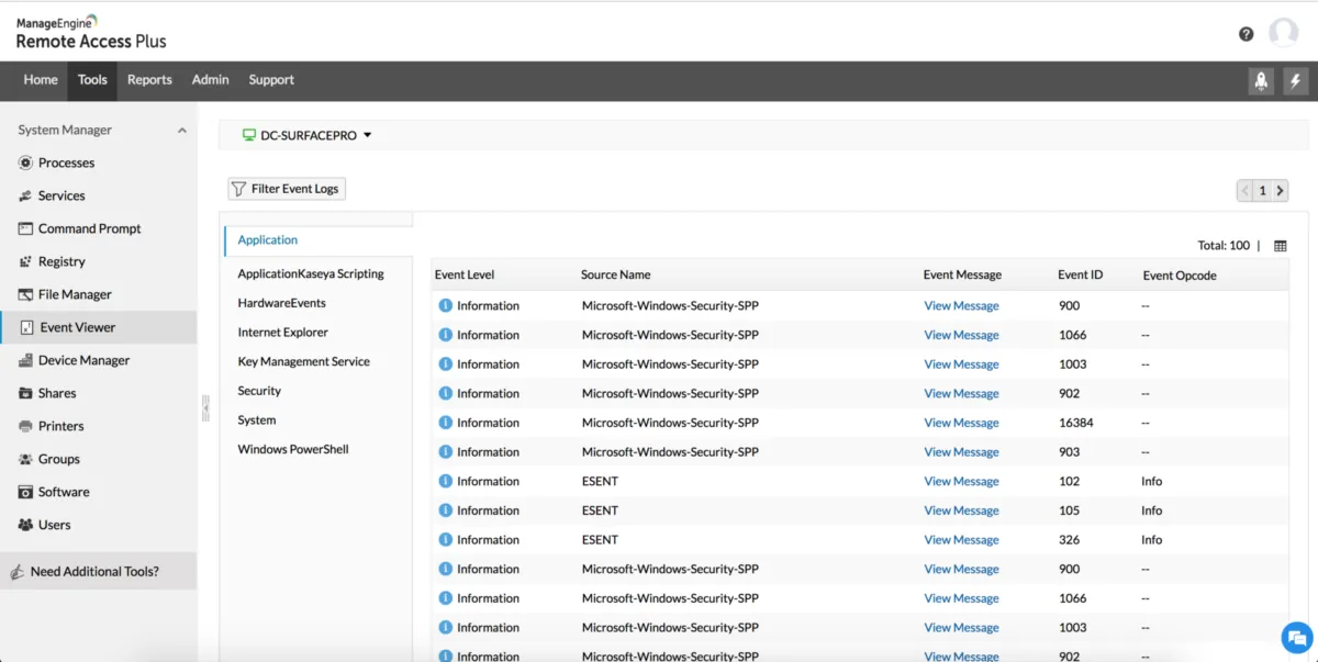 ManageEngine Remote Access Plus: avis sur le logiciel de bureau à distance (remote desktop): fonctionnalités, avantages, inconvénients et tarifs ManageEngine Remote Access Plus: avis sur le logiciel de bureau à distance (remote desktop): fonctionnalités, avantages, inconvénients et tarifs