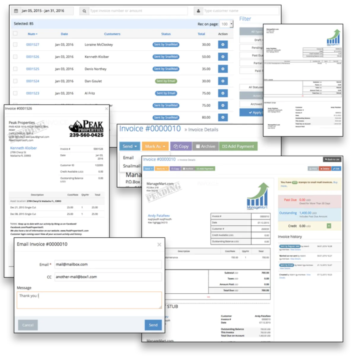 Interface ManageMart: fonctionnalités, prix, alternatives