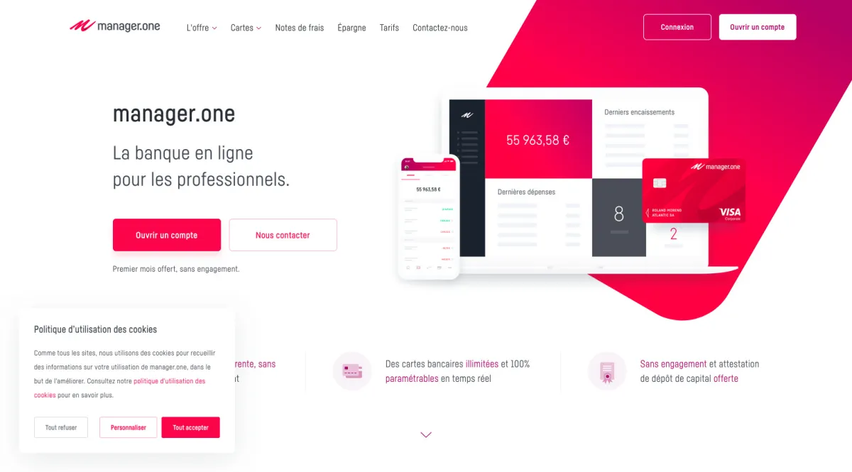Interface manager.one : fonctionnalités, prix, alternatives Interface manager.one : fonctionnalités, prix, alternatives