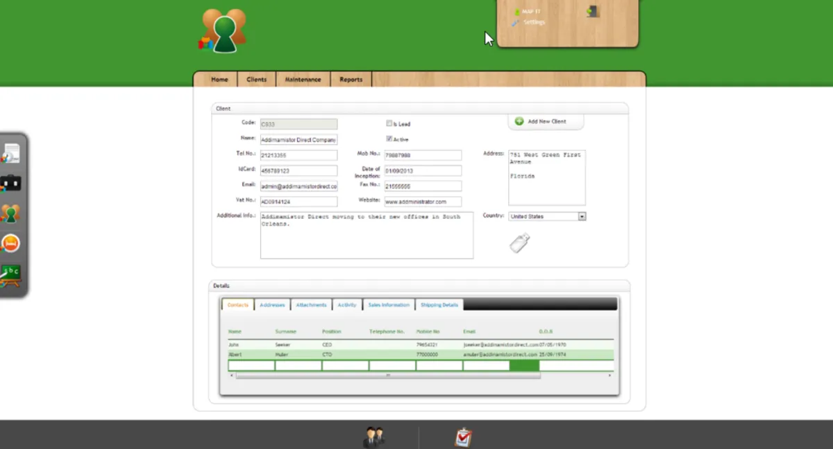 MAP.CRM: avis sur le logiciel CRM: fonctionnalités, avantages, inconvénients et tarifs