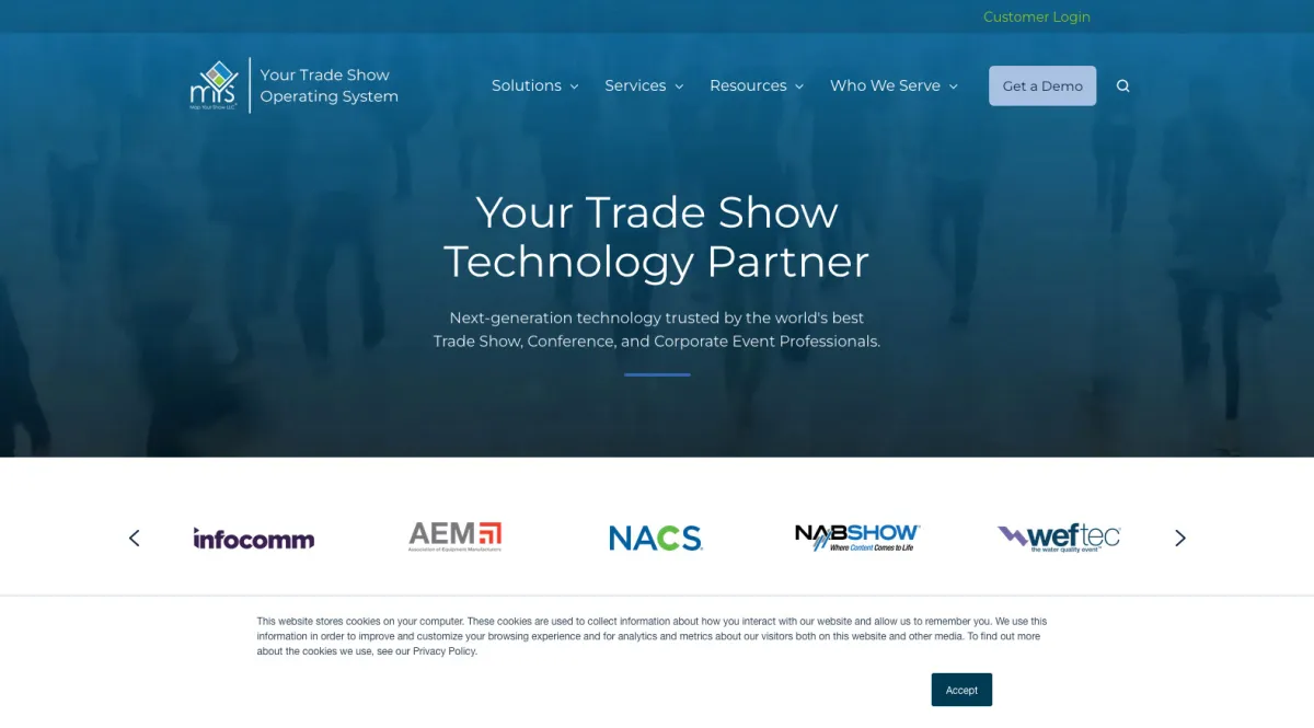 Interface Map Your Show : fonctionnalités, prix, alternatives