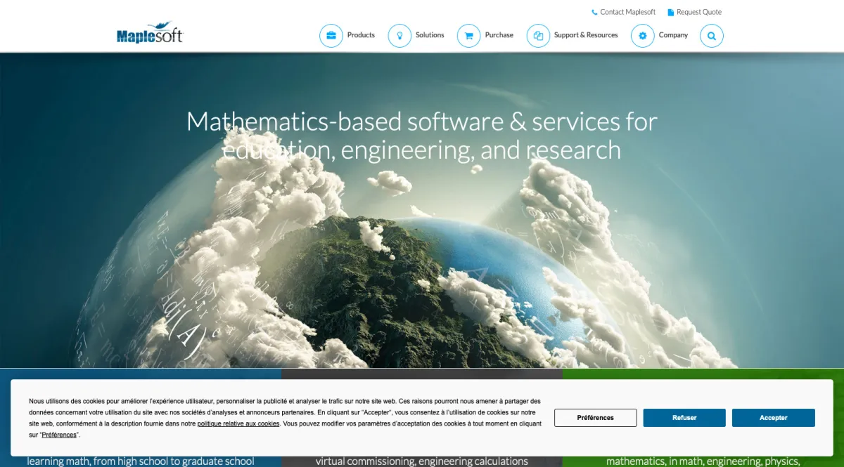 Interface Maple : fonctionnalités, prix, alternatives