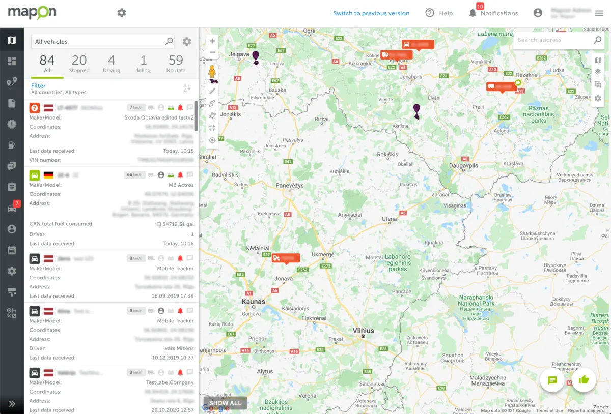 Notre avis sur Mapon : un logiciel de maintenance de flotte à découvrir