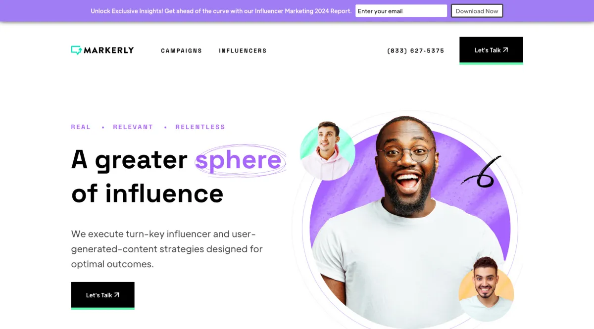 Interface Markerly : fonctionnalités, prix, alternatives