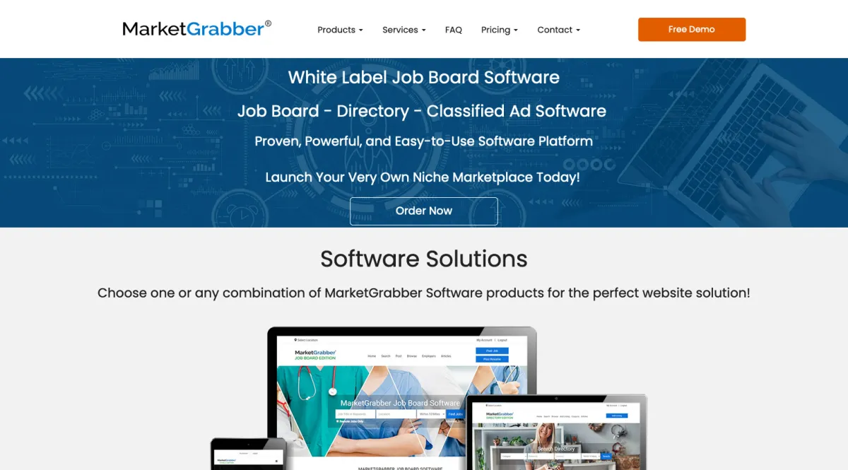 Interface Marketgrabber Job Board : fonctionnalités, prix, alternatives