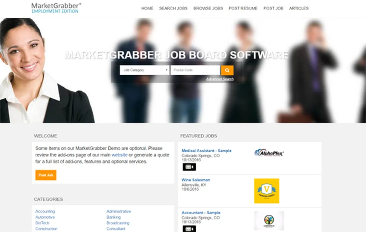 Notre avis sur Marketgrabber Job Board : un logiciel de job board (site emploi) à découvrir