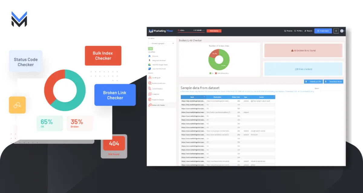 Interface Marketing Miner: fonctionnalités, prix, alternatives