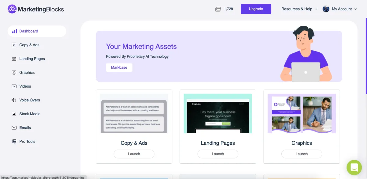 Notre avis sur MarketingBlocks : un logiciel d'intelligence artificielle (IA) à découvrir