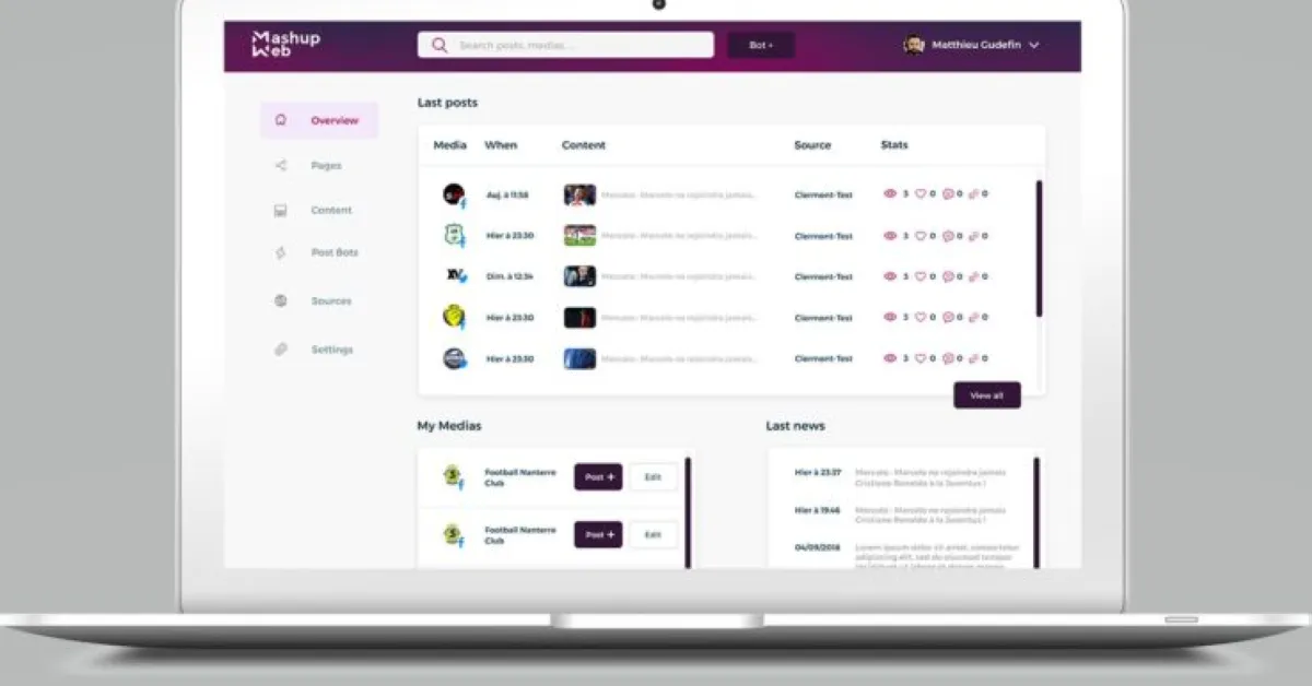 Notre avis sur Mashup Web : un logiciel de gestion des réseaux sociaux à découvrir