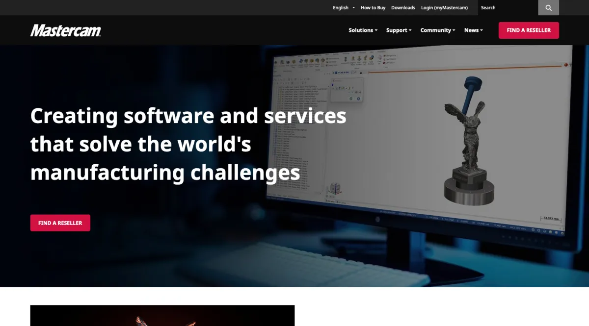 Interface Mastercam : fonctionnalités, prix, alternatives