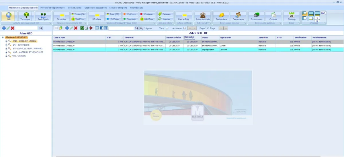 Matrix Collectivities: avis sur le logiciel de maintenance de bâtiment: fonctionnalités, avantages, inconvénients et tarifs Matrix Collectivities: avis sur le logiciel de maintenance de bâtiment: fonctionnalités, avantages, inconvénients et tarifs