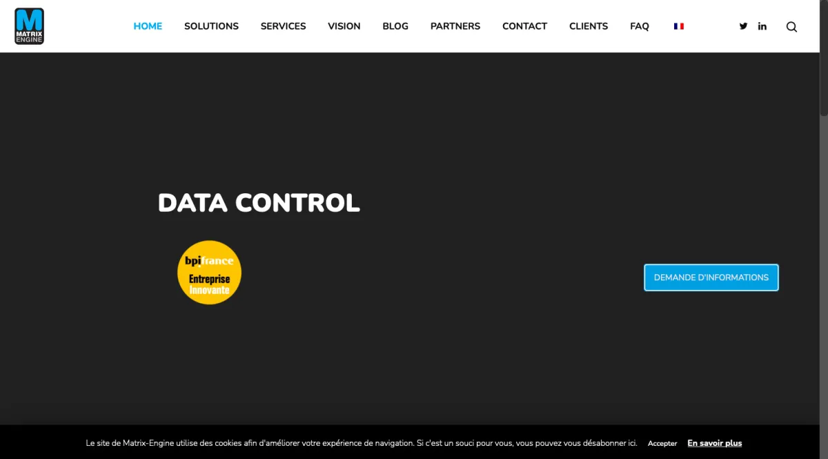 Interface Matrix Engine : fonctionnalités, prix, alternatives