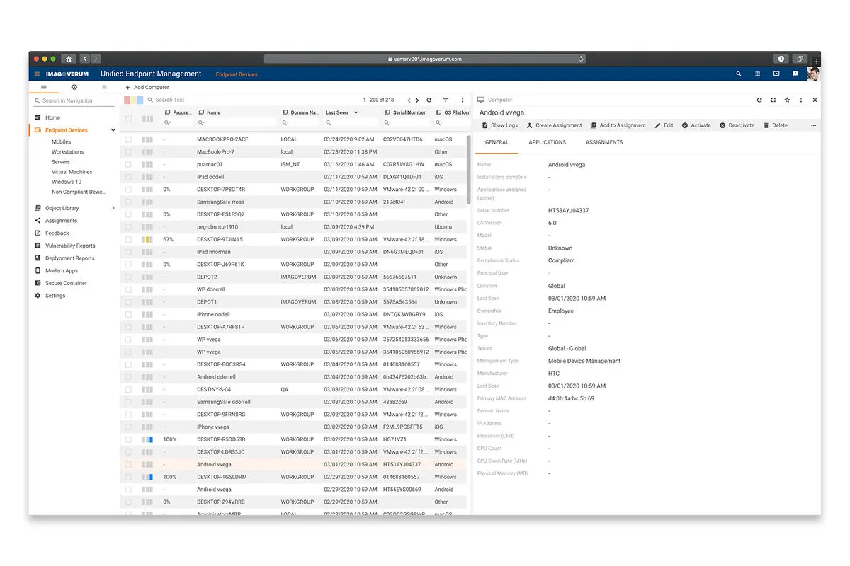 Interface Matrix42: fonctionnalités, prix, alternatives