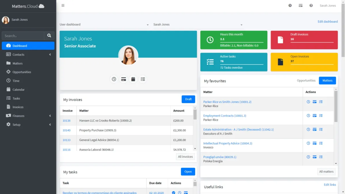 Notre avis sur Matters.Cloud : un logiciel pour avocat à découvrir