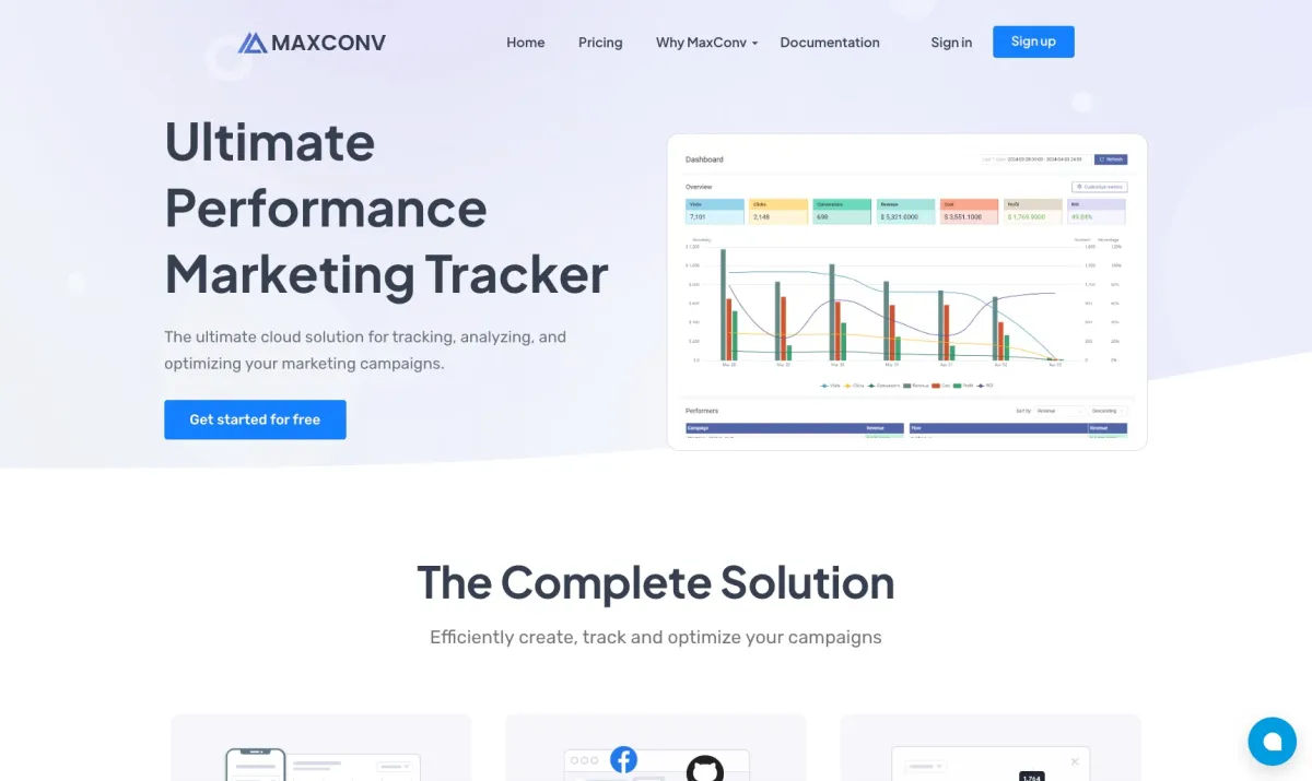 Interface Maxconv : fonctionnalités, prix, alternatives