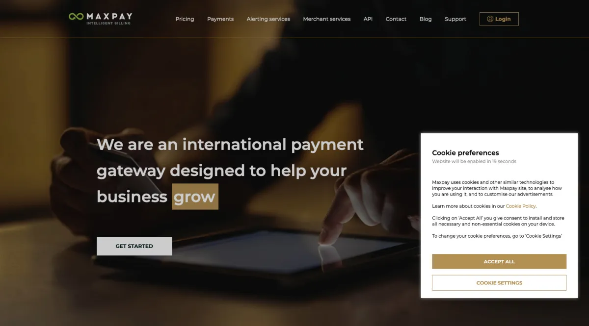 Interface Maxpay : fonctionnalités, prix, alternatives