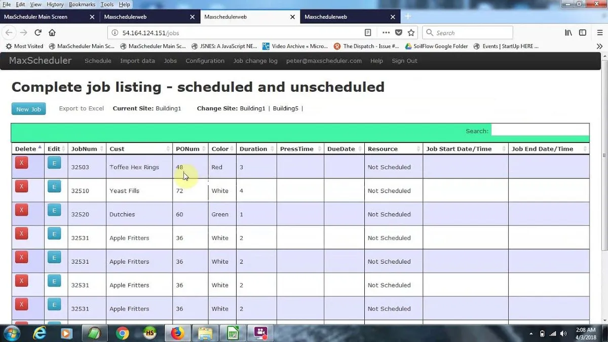 Notre avis sur Maxscheduler : un logiciel de planning à découvrir