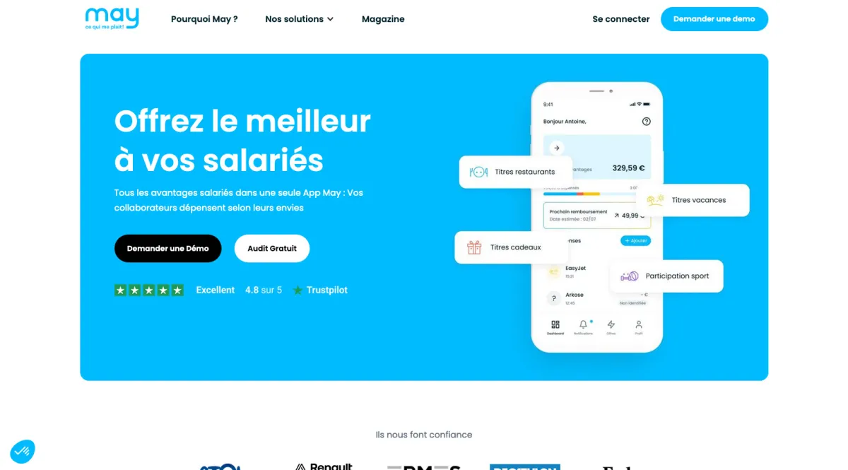 Interface May : fonctionnalités, prix, alternatives Interface May : fonctionnalités, prix, alternatives