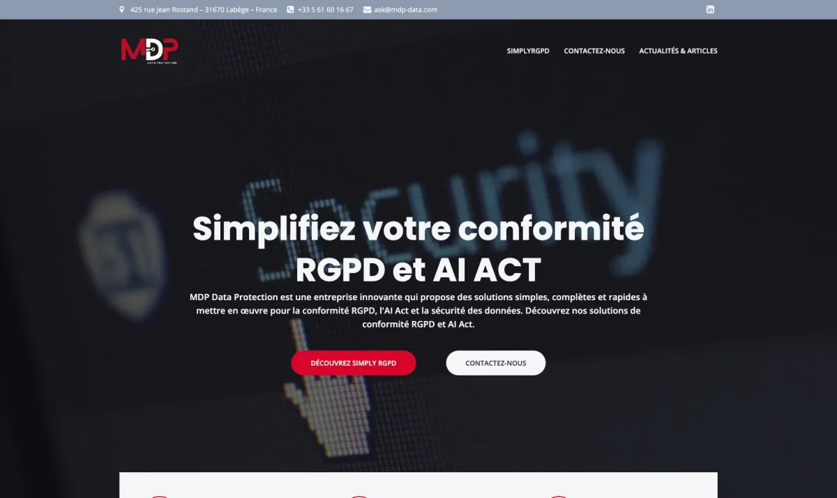 Notre avis sur MDP DATA PROTECTION : un progiciel à découvrir