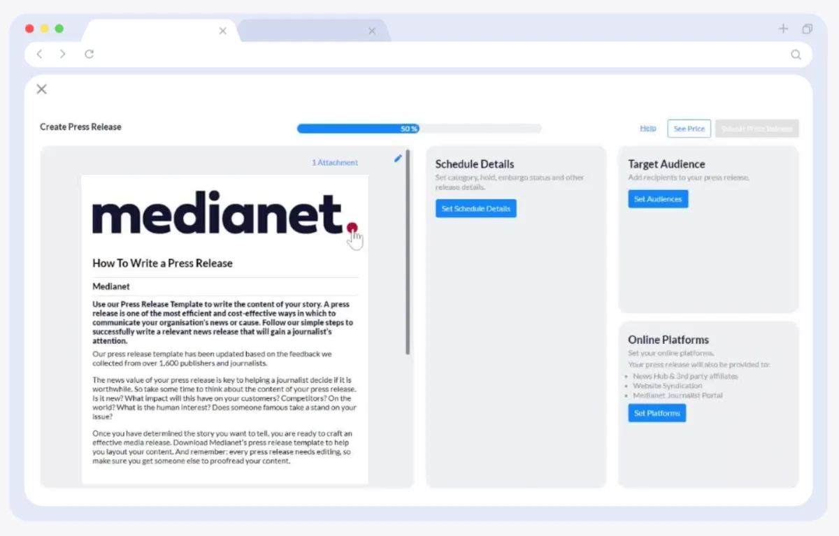 Interface Media.net: image, ergonomie, alternatives