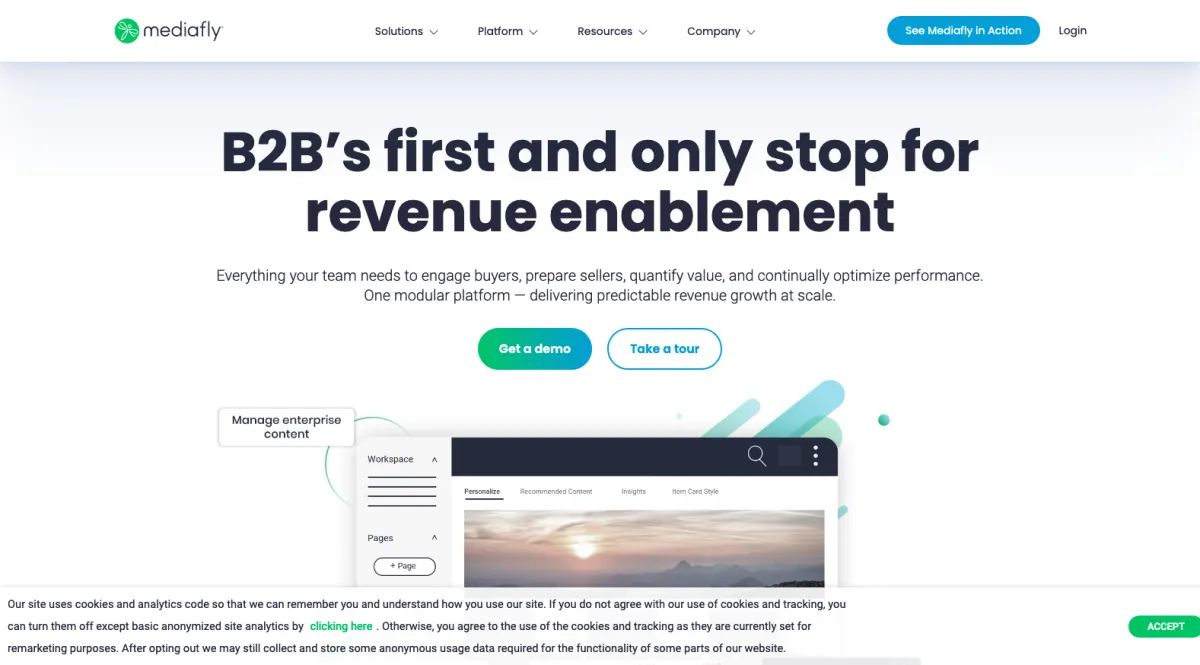 Interface Mediafly : fonctionnalités, prix, alternatives