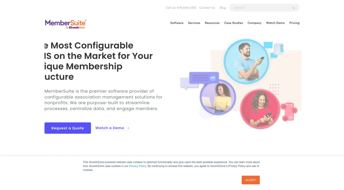 Interface MemberSuite : fonctionnalités, prix, alternatives