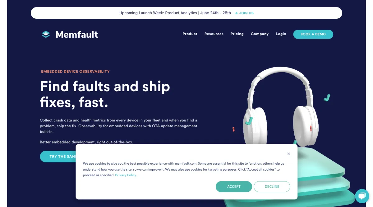 Interface Memfault : fonctionnalités, prix, alternatives Interface Memfault : fonctionnalités, prix, alternatives