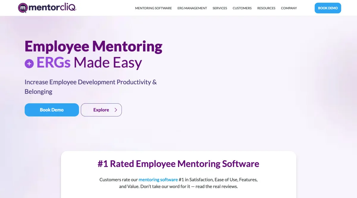 Interface MentorcliQ : fonctionnalités, prix, alternatives Interface MentorcliQ : fonctionnalités, prix, alternatives