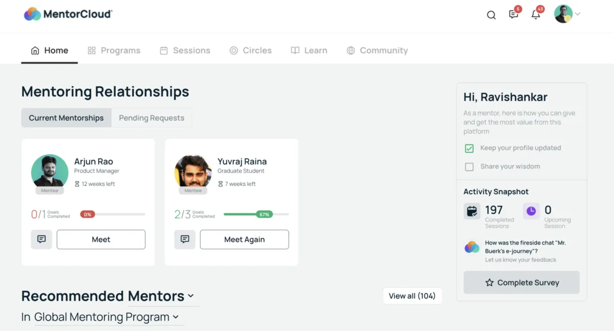 Notre avis sur MentorCloud : un logiciel de tutorat et mentorat à découvrir