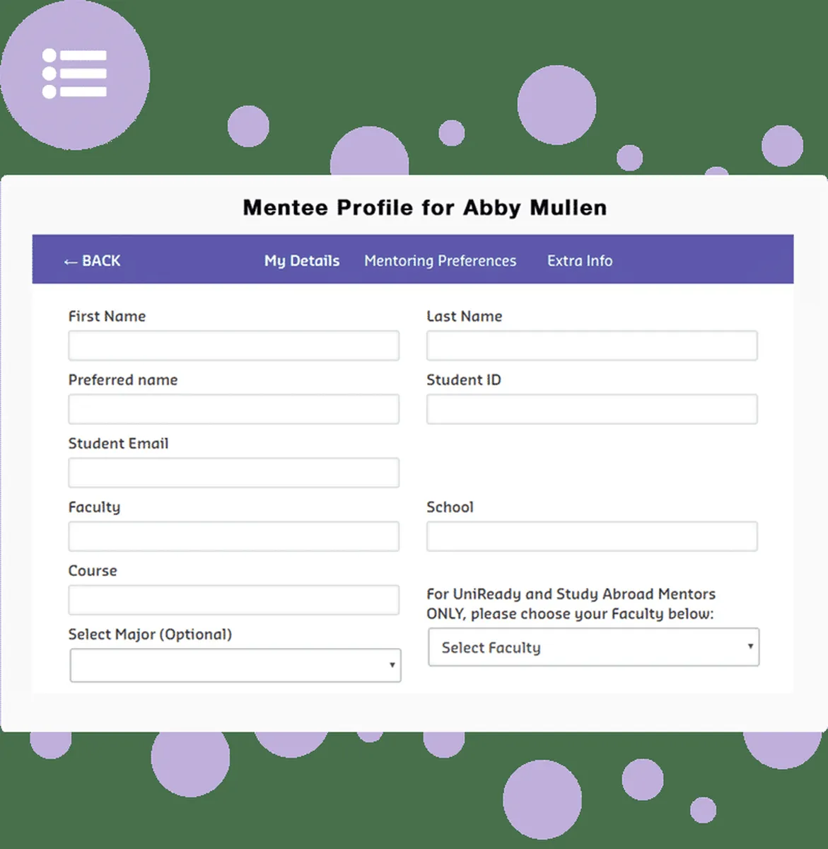 Interface MentorEase: fonctionnalités, prix, alternatives