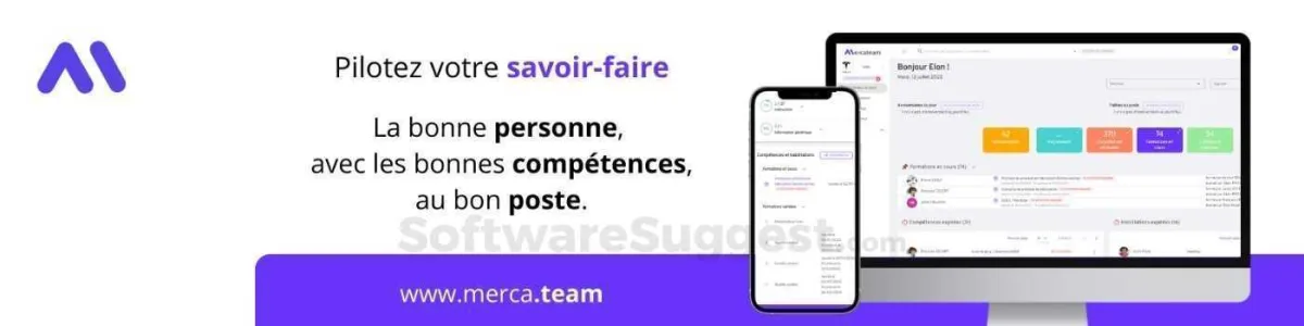 Notre avis sur Merca.Team : un logiciel de gestion des employés à découvrir