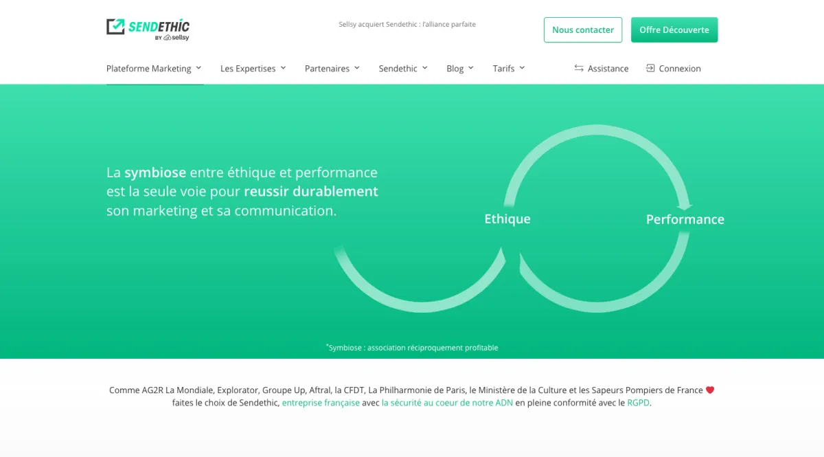 Interface Message Business : fonctionnalités, prix, alternatives