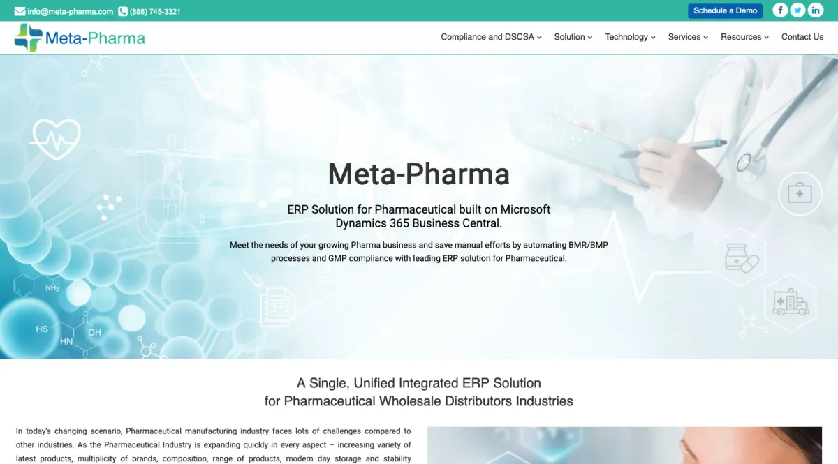 Interface Meta-Pharma : fonctionnalités, prix, alternatives