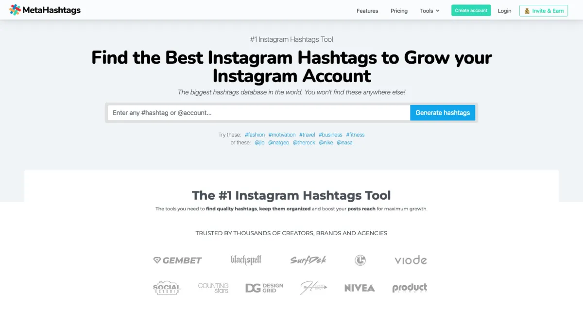 Interface MetaHashtags : image, ergonomie, alternatives Interface MetaHashtags : image, ergonomie, alternatives