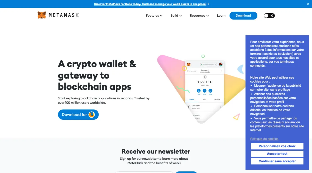 Interface MetaMask : fonctionnalités, prix, alternatives