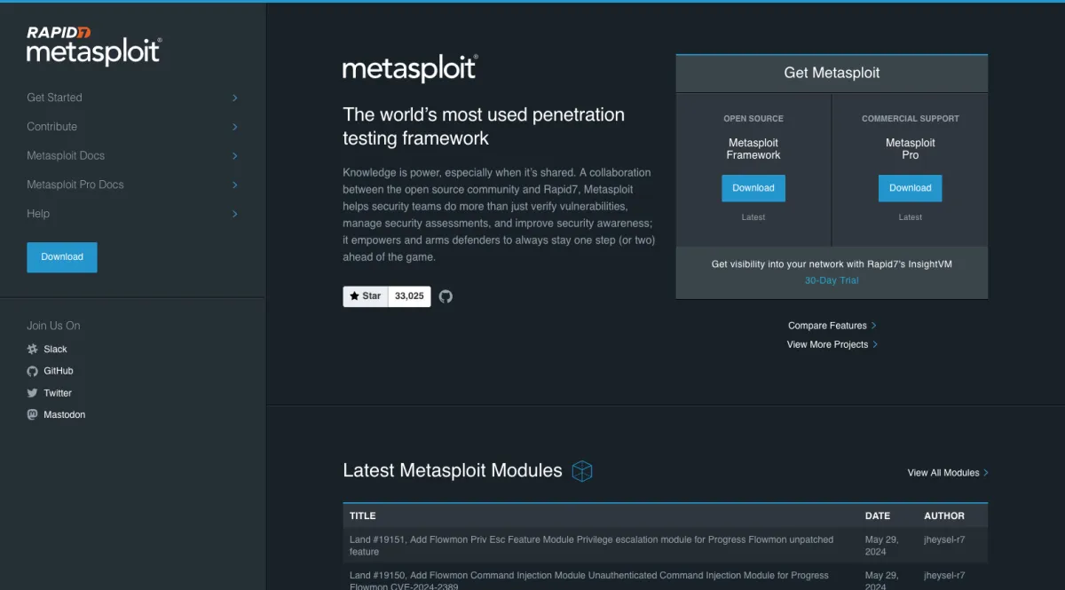 Notre avis sur Metasploit : un logiciel de sécurité cloud à découvrir