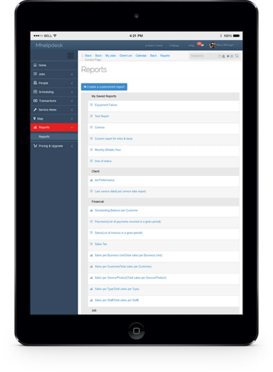 Notre avis sur Mhelpdesk : un logiciel de gestion des interventions et tournées sur le terrain (FSM: field service) à découvrir