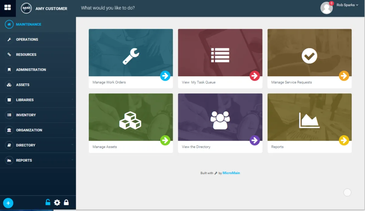 Interface MicroMain: fonctionnalités, prix, alternatives