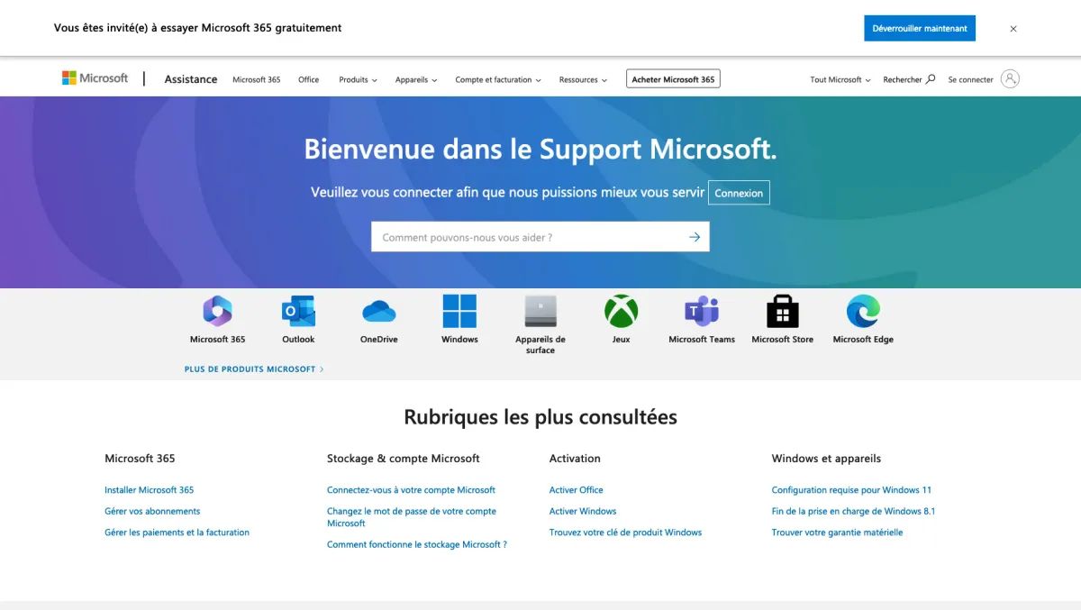Interface Microsoft Assistance Rapide Windows : image, ergonomie, alternatives Interface Microsoft Assistance Rapide Windows : image, ergonomie, alternatives
