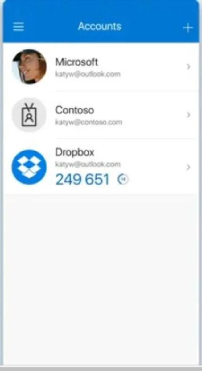 Interface Microsoft Authenticator: fonctionnalités, prix, alternatives