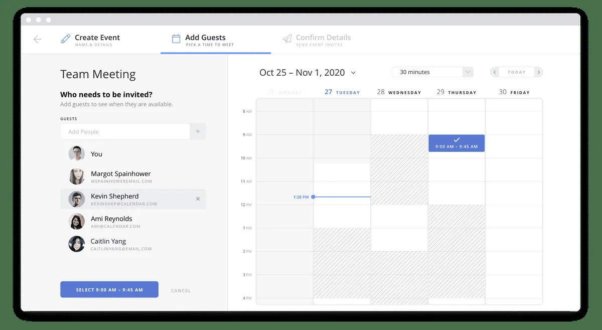 Interface Microsoft Calendar: fonctionnalités, prix, alternatives