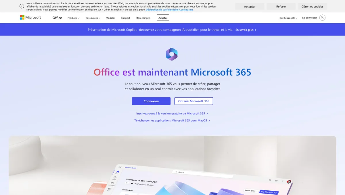 Interface Microsoft Office 365 : image, ergonomie, alternatives Interface Microsoft Office 365 : image, ergonomie, alternatives