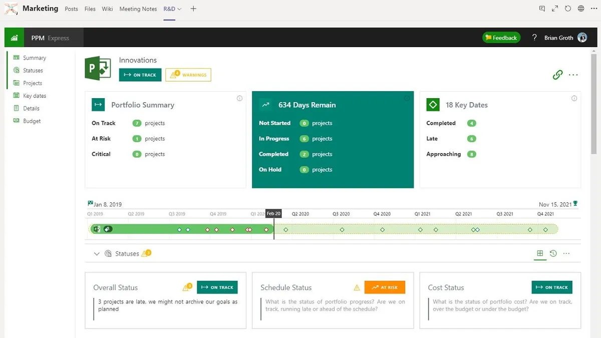 Notre avis sur Microsoft PPM : un logiciel de gestion de projet à découvrir