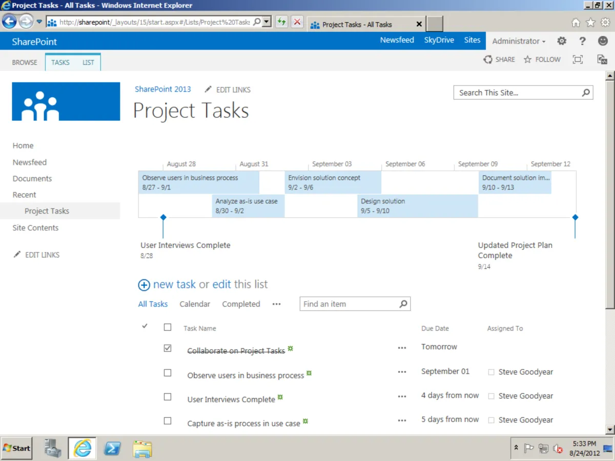 Interface Microsoft SharePoint: fonctionnalités, prix, alternatives Interface Microsoft SharePoint: fonctionnalités, prix, alternatives