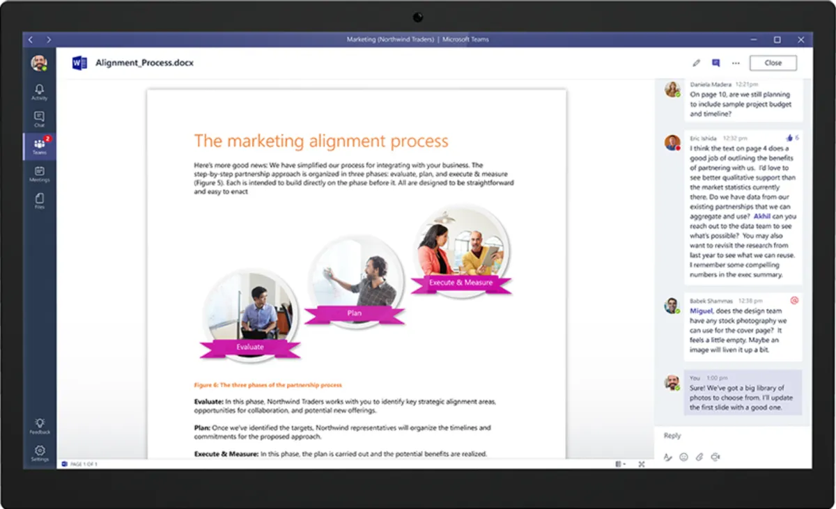 Interface Microsoft Teams: fonctionnalités, prix, alternatives Interface Microsoft Teams: fonctionnalités, prix, alternatives