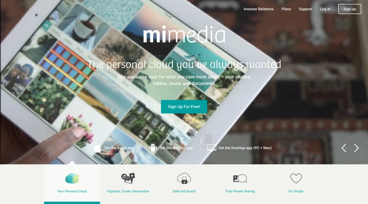 Interface MiMedia : image, ergonomie, alternatives