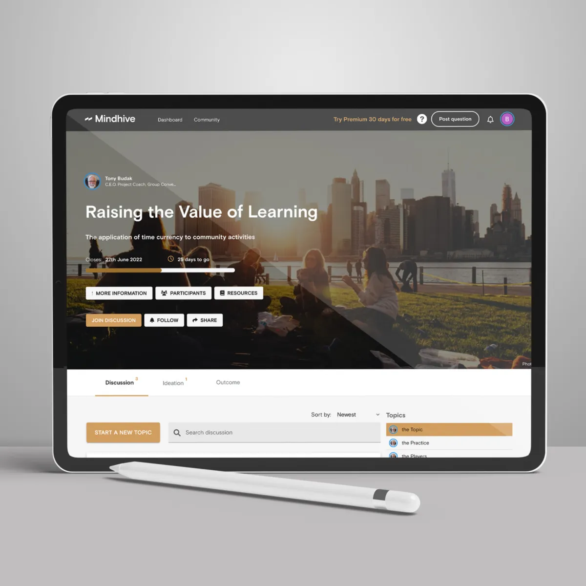 Interface Mindhive: fonctionnalités, prix, alternatives