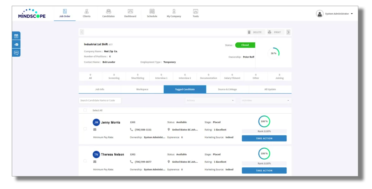 Notre avis sur Mindscope : un logiciel ATS (applicant tracking system / suivi des candidatures) à découvrir