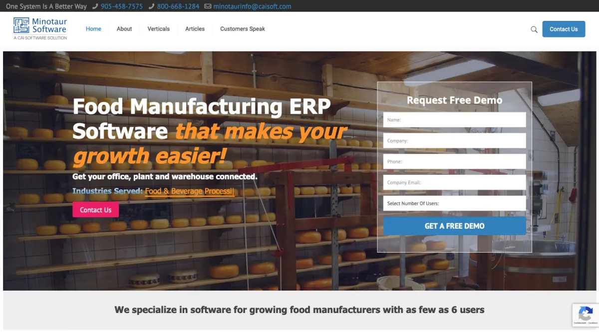 Interface Minotaur Business System : fonctionnalités, prix, alternatives